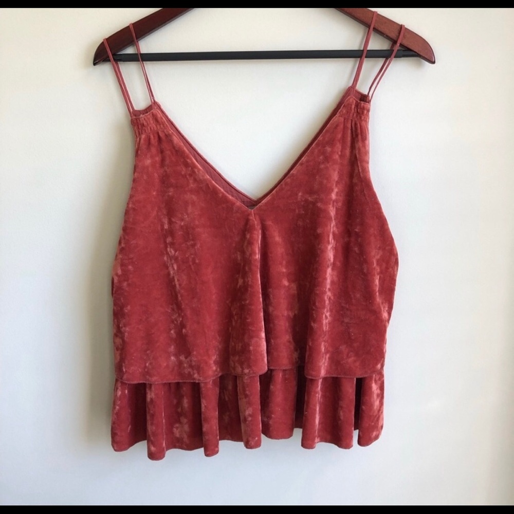 Velvet tank top